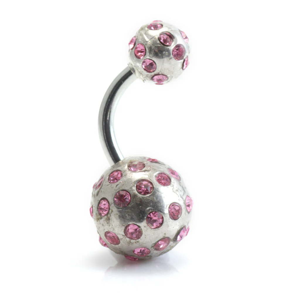 Tiffany Ball Silver & Steel Navel (BA01) - Image 3