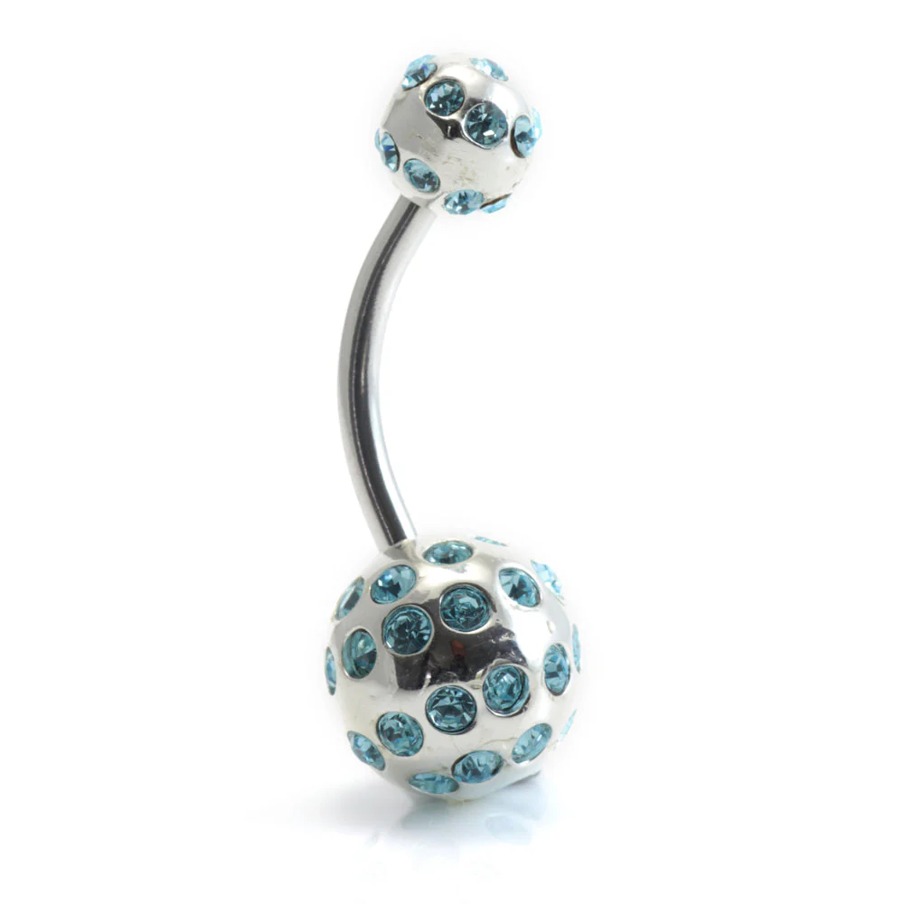 Tiffany Ball Silver & Steel Navel (BA01) - Image 6