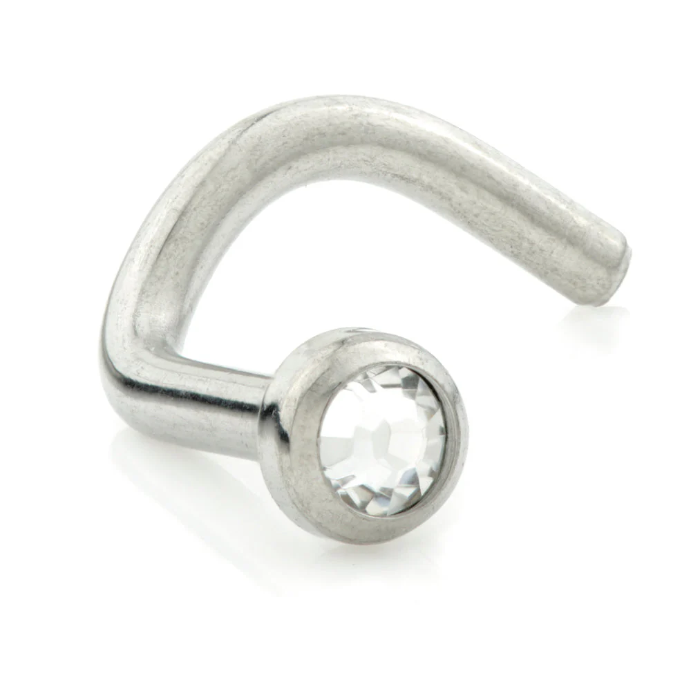 Titanium Disk Gem Nose Stud UK Made - Image 11