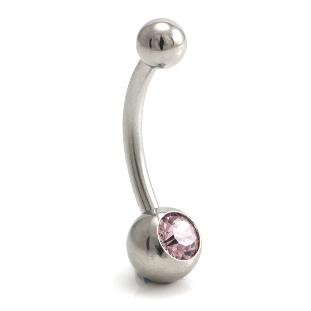 Titanium External Thread Baby Jewelled Navel - UK Made - Image 15
