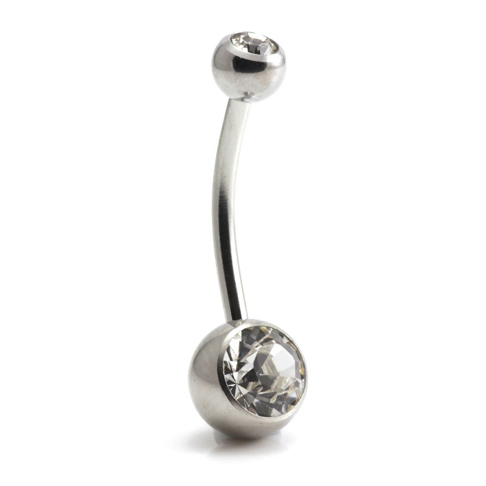 Titanium Internal Double Jewelled Banana - Image 2