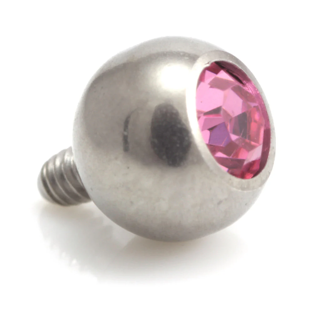 Titanium Internal Thread Gem Ball - Image 2