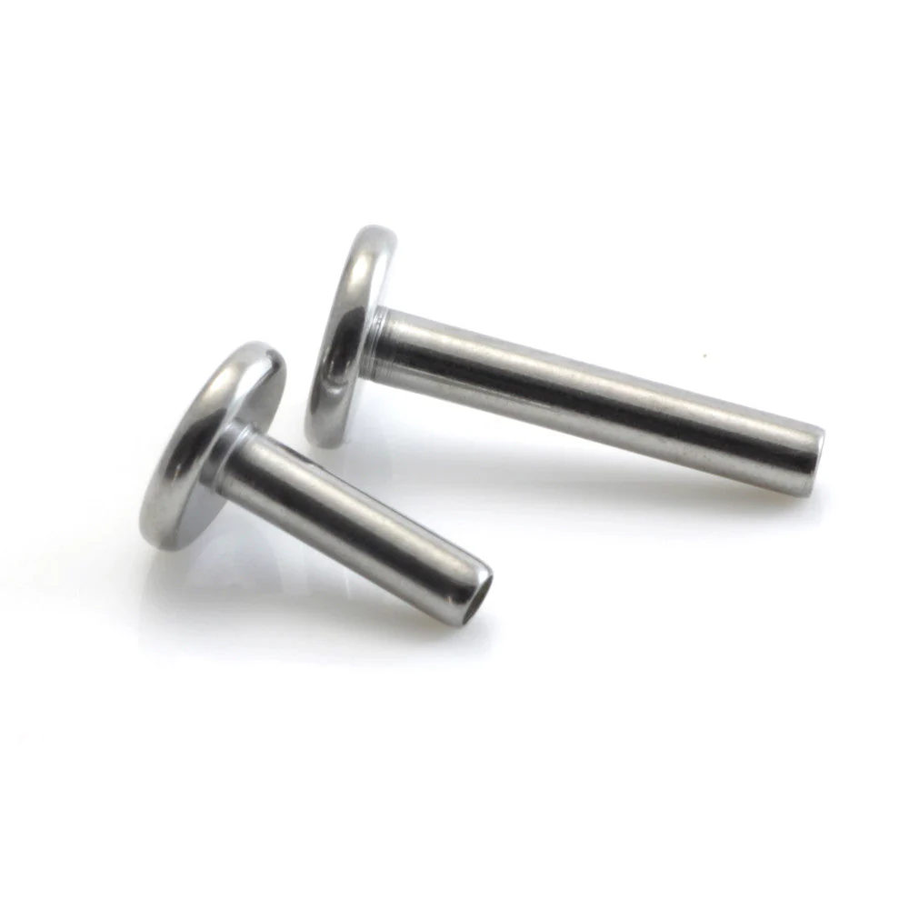 Titanium Internal Thread Small Base Labret Stem (1.6mm)