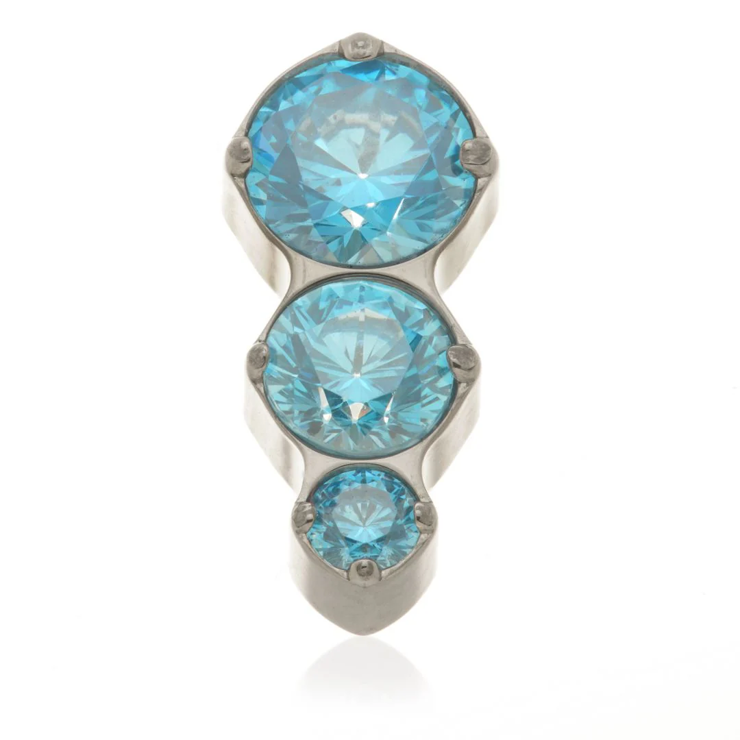 Titanium Internal Threaded Graduated Gems Attachment - Image 3