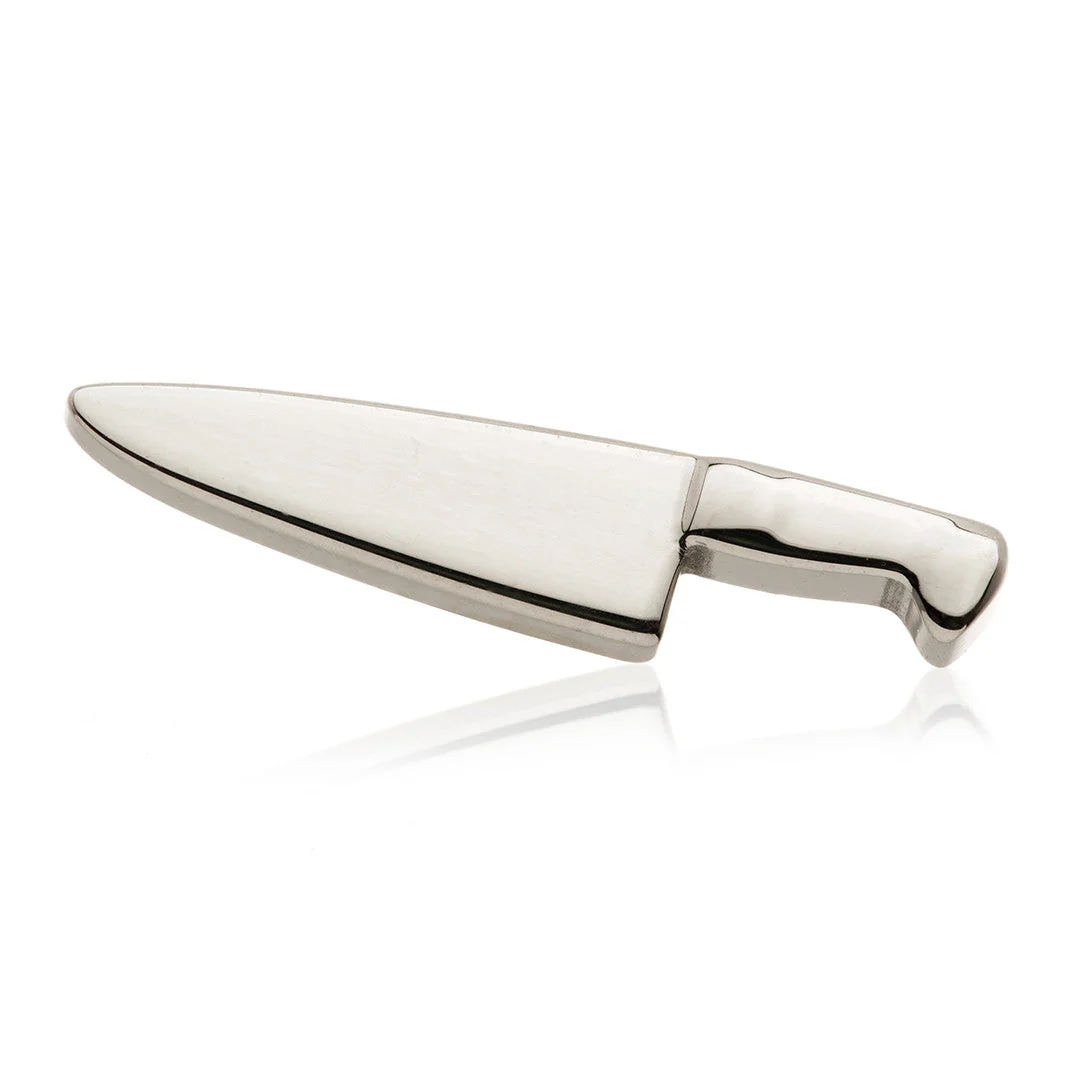 Titanium Knife Stud Earring (Single)