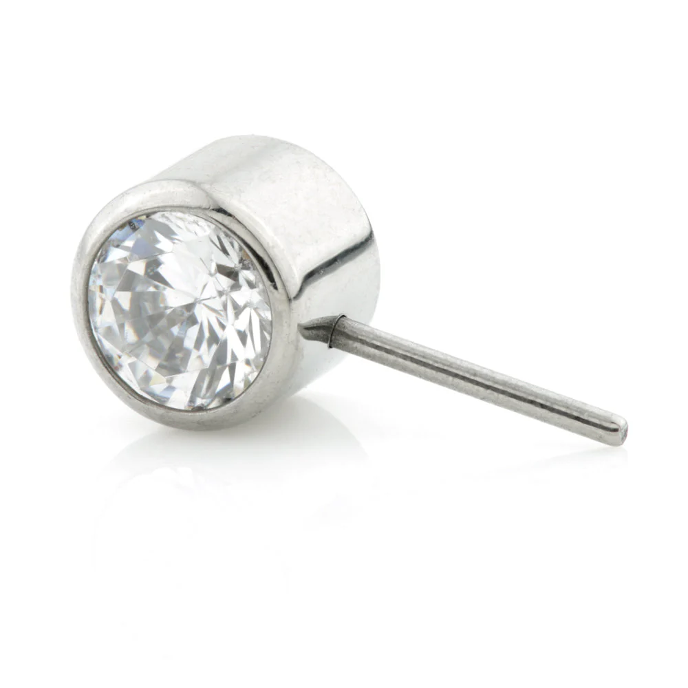 Titanium Threadless Forward Facing Gem Disk - Image 4