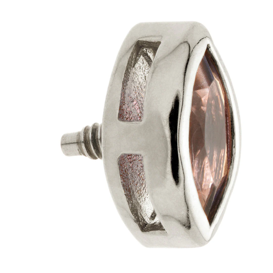 TL - 14ct Gold Internal Iolite Marquise Attachment - Image 3