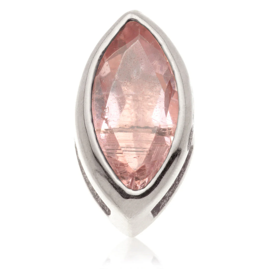 TL - 14ct Gold Internal Multi Tourmaline Marquise Attachment - Image 5