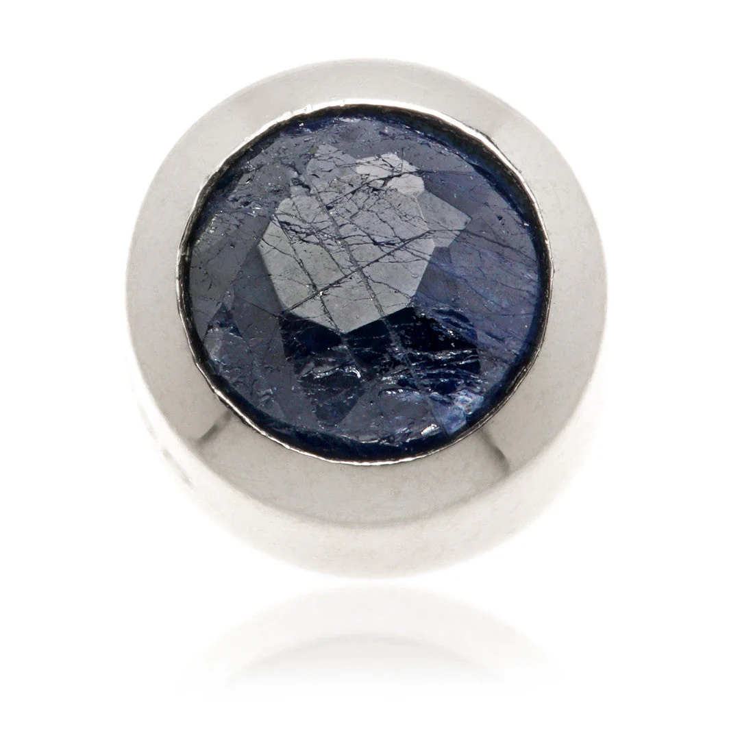 TL - 14ct Internal Gold Sapphire Bezel Attachment - Image 2