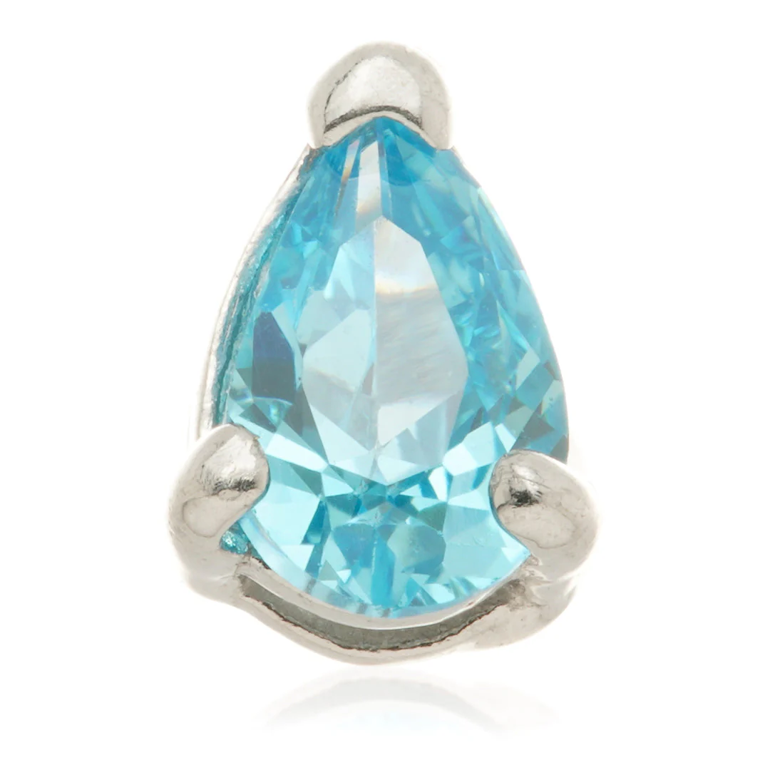 TL - 14ct Internal Gold Teardrop Gem Attachment - Image 13