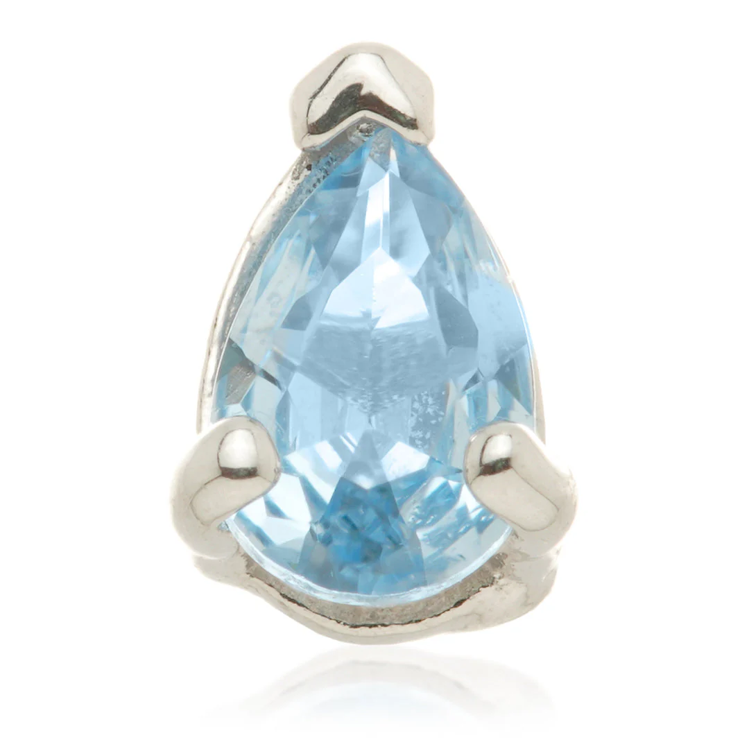 TL - 14ct Internal Gold Teardrop Gem Attachment - Image 14