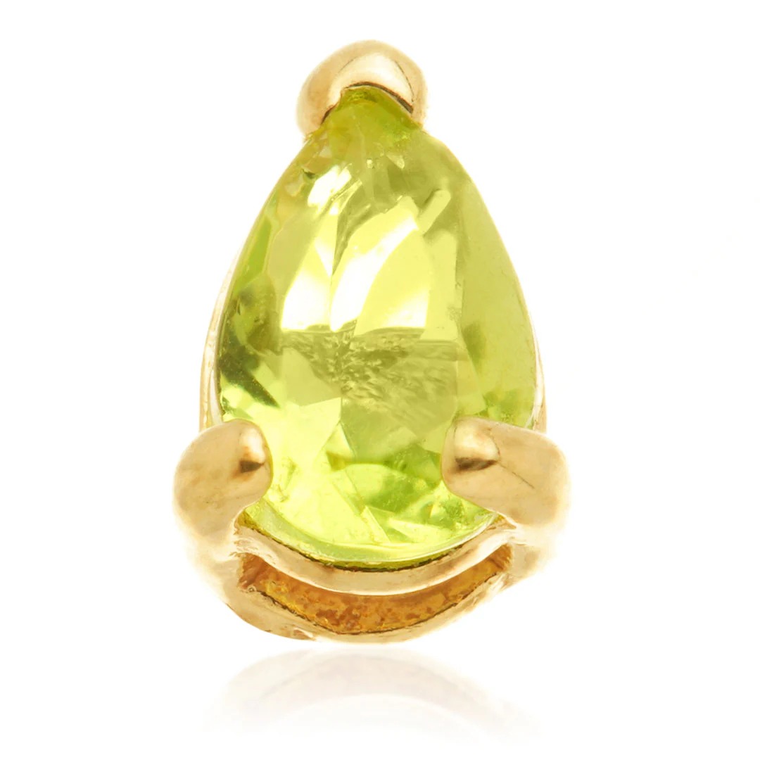 TL - 14ct Internal Gold Teardrop Gem Attachment - Image 4