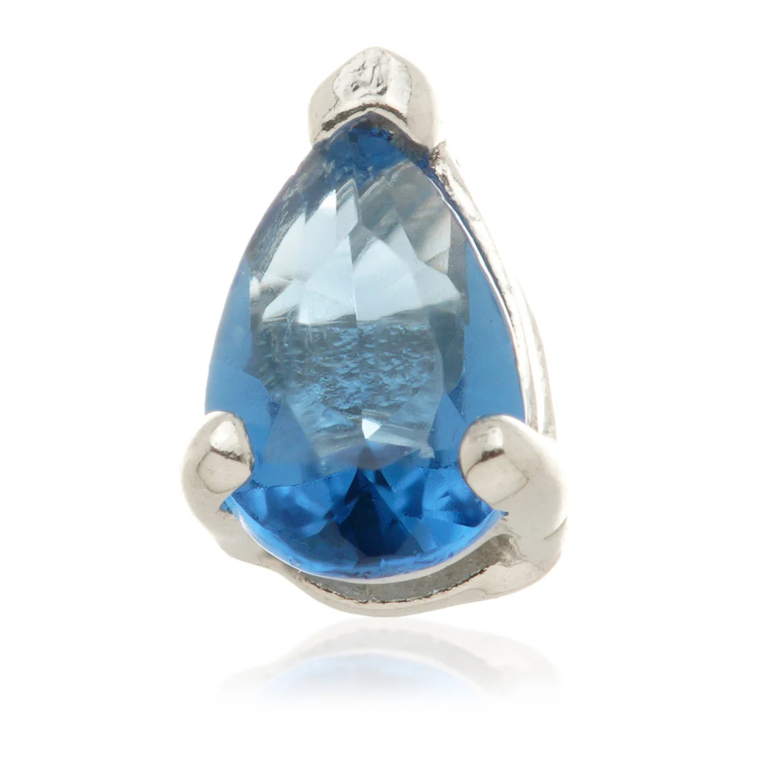 TL - 14ct Internal Gold Teardrop Gem Attachment - Image 6