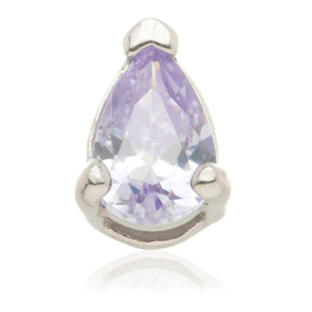TL - 14ct Internal Gold Teardrop Gem Attachment - Image 9