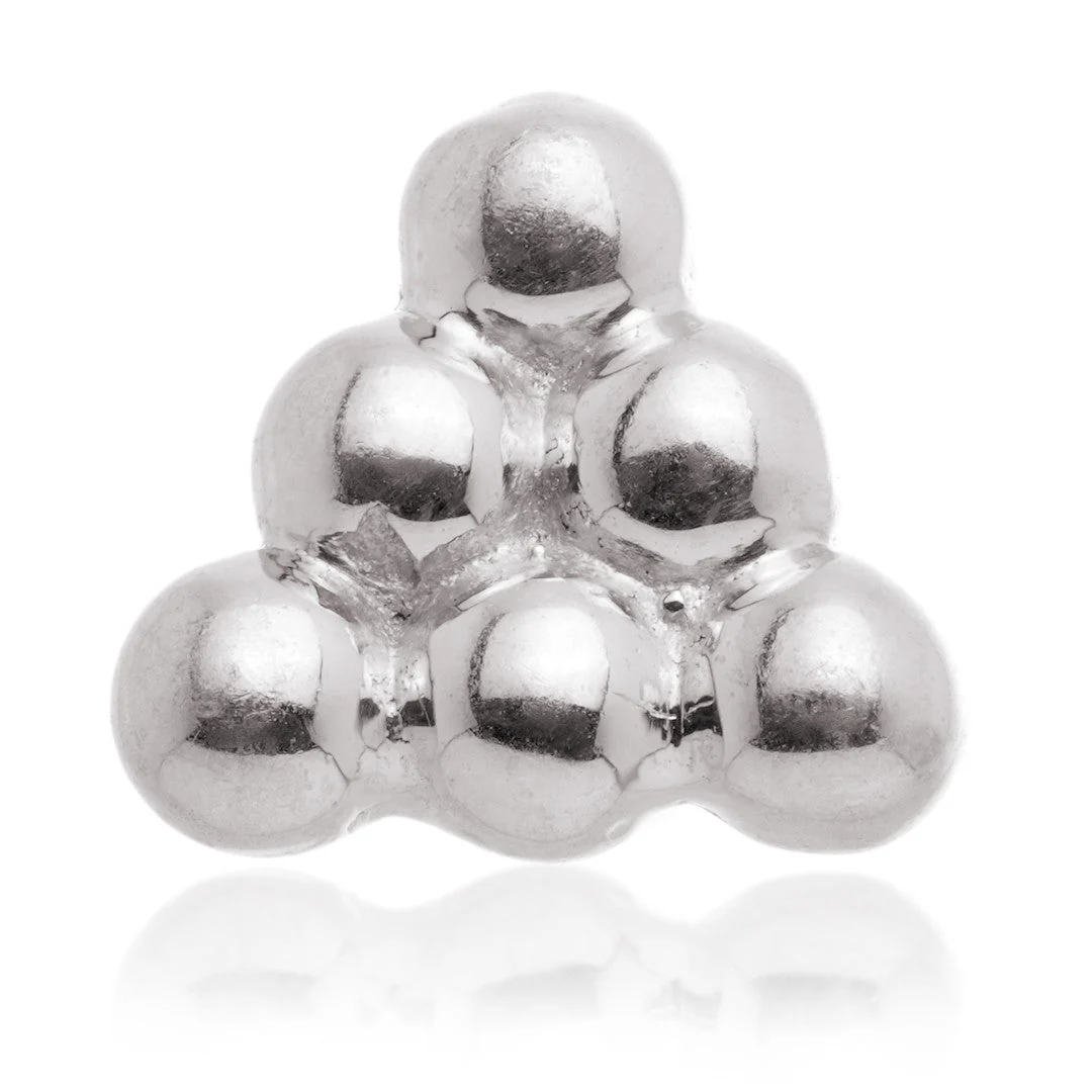 TL - 14ct Internal Gold Triangle Dot Attachment - Image 2
