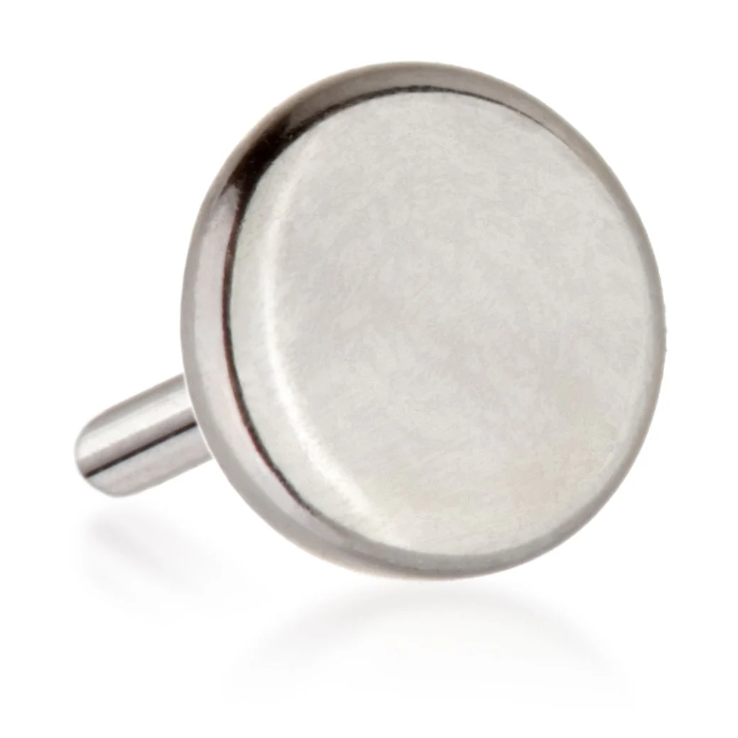 TL - 14ct Threadless Gold Disk Pin Attachment - Image 2