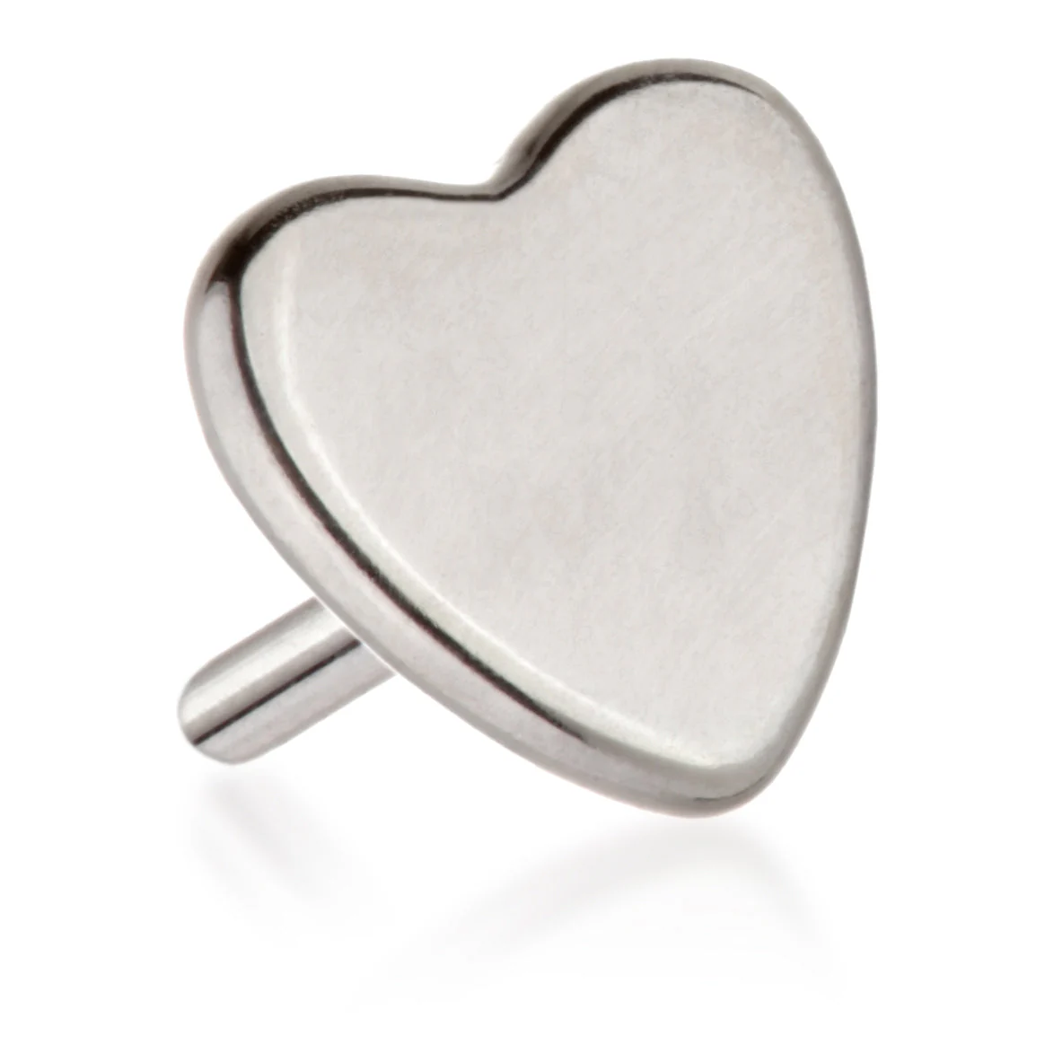 TL - 14ct Threadless Gold Heart Pin Attachment - Image 2