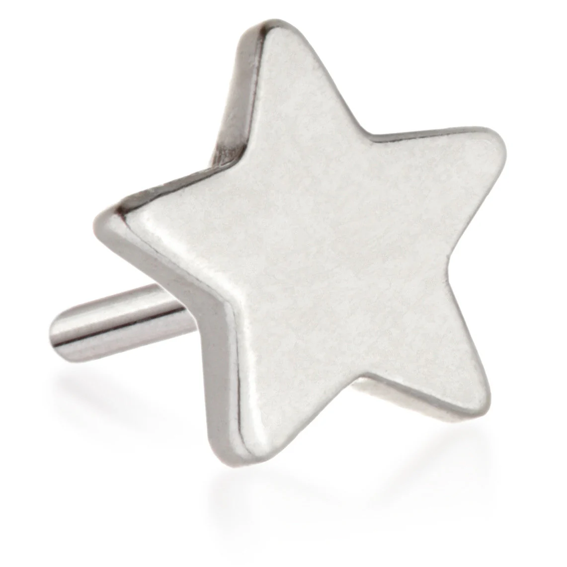 TL - 14ct Threadless Gold Star Pin Attachment - Image 2