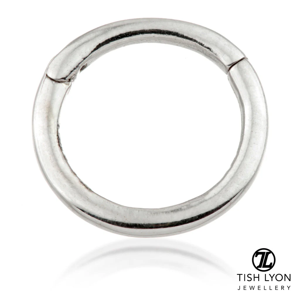 TL - 14K Gold Hinge Plain Segment Ring - Image 3