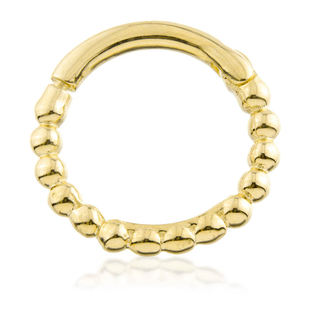 TL - Gold Bubble Hinge Ring - Image 2
