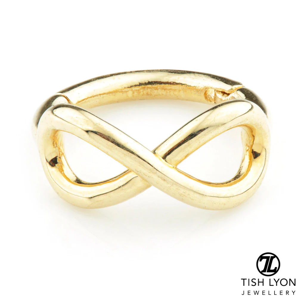 TL - Gold Infinity Hinge Ring - Image 2