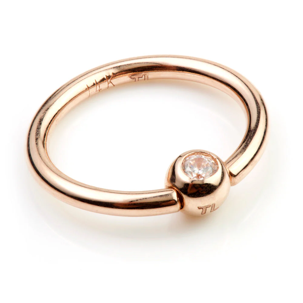 TL - Gold Jewelled BCR - 1.6mm - Image 3