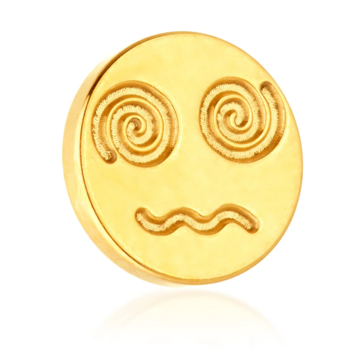Zircon Gold Ti Internal Confused Emoji Attachment