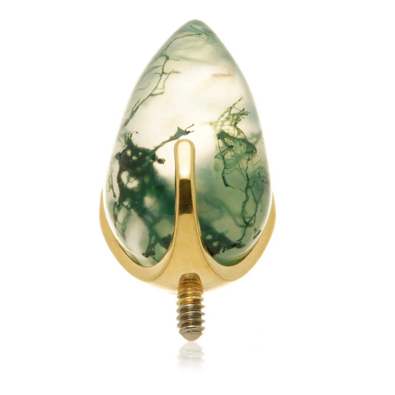 Zircon Gold Ti Internal Natural Stone Bullet Attachment - Image 2